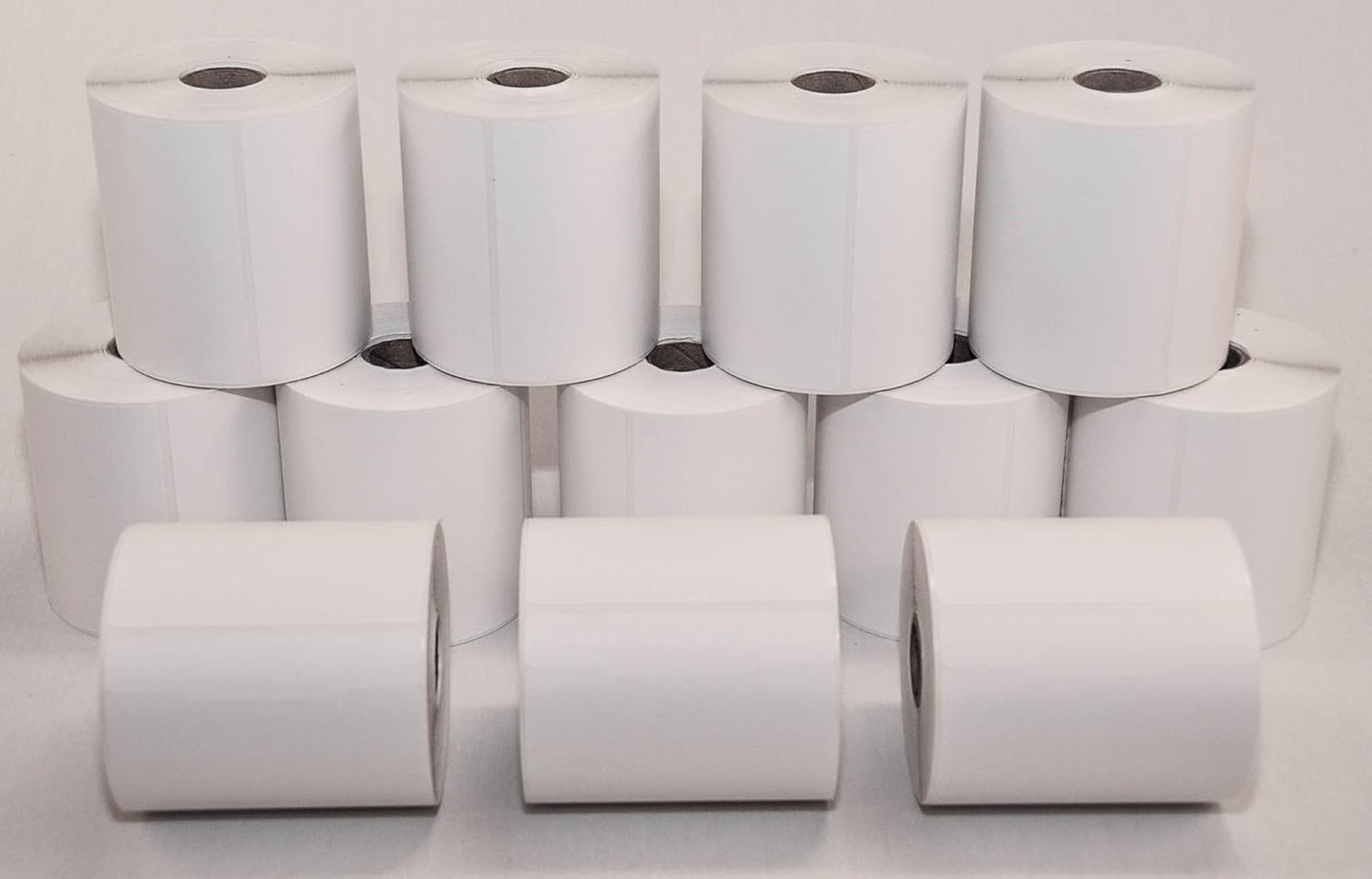 CompuLabel Direct Thermal Labels, 4x6 Inch, White, Roll, Permanent Adhesive, Near IR scan able with 3/4-Inch tab for FedEx,245 per Roll,12 Rolls/Carton (530695)