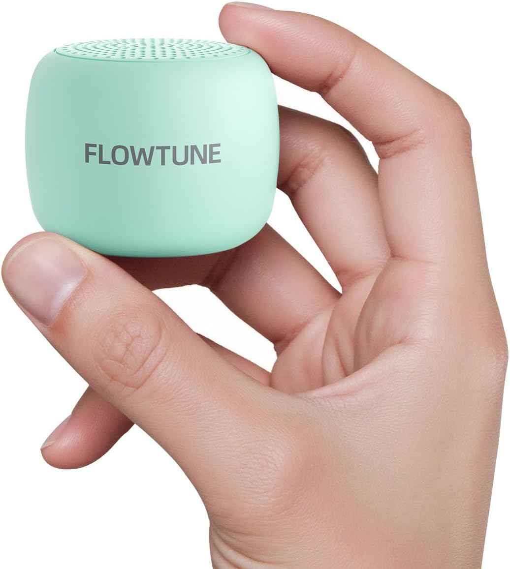 Sound Machine Flowtune White Noise Machine for Baby Adults, Mini Portable Sound Machine for Travel, 6H Timer, 18 Soothing Sleep Sounds Gift (Mint Green)