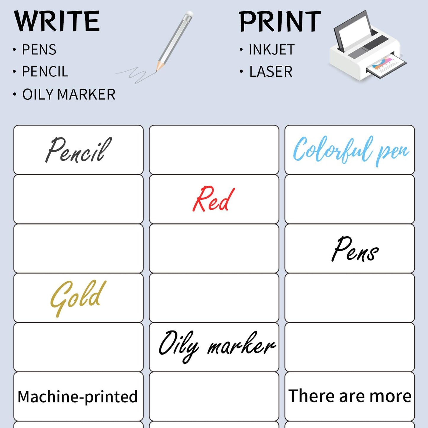 1" x 2-5/8" Address Labels 600 Labels Sticker Paper for Laser/Inkjet Printer Mailing Labels 8.5"×11"-White/20 Sheet