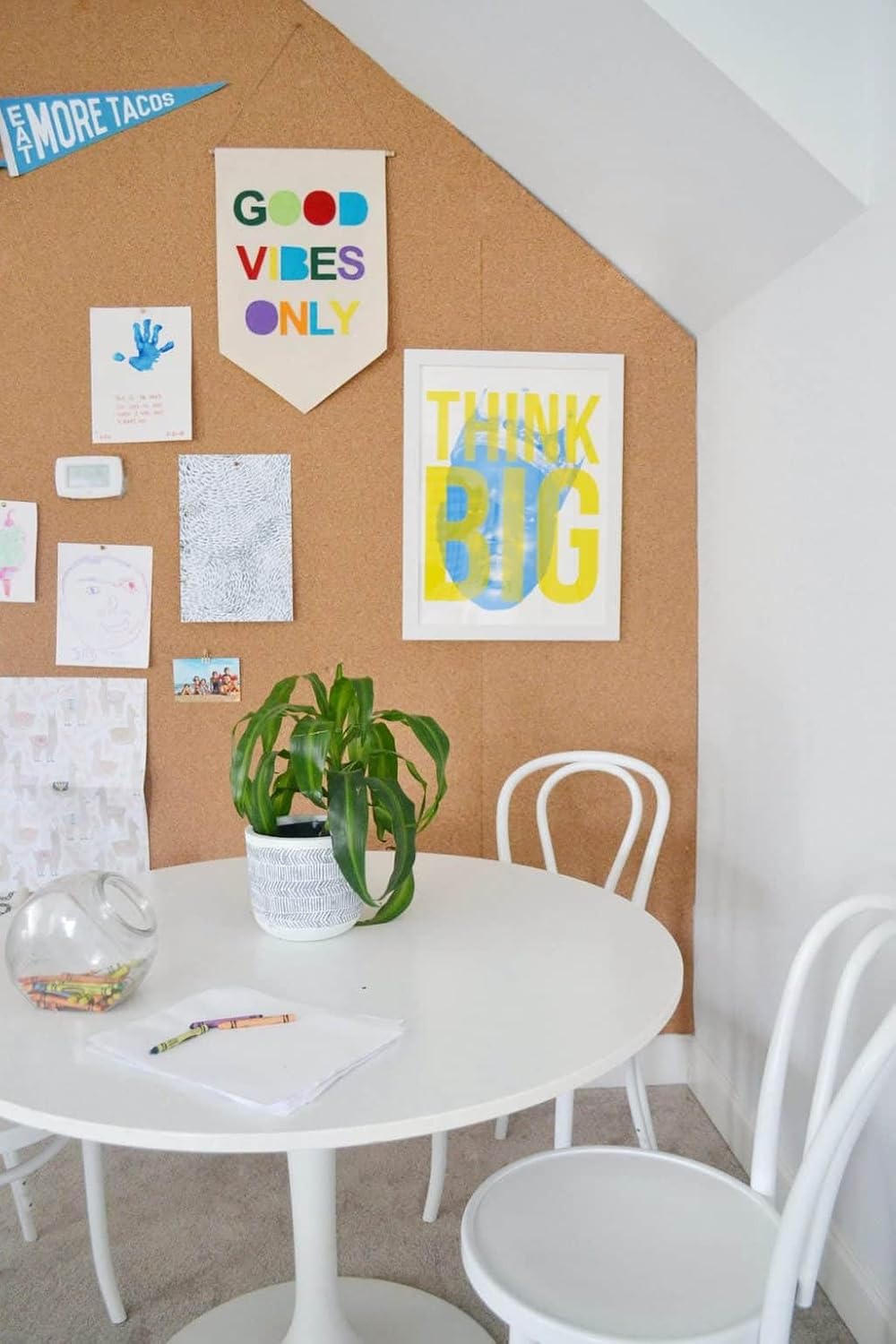 Manton Cork Premium Cork Roll - 3’ x 8’ x 1/4”, 100% Natural Facing Grade Material, Custom Cut Cork for Home, School, and Office Walls & Bulletin Boards