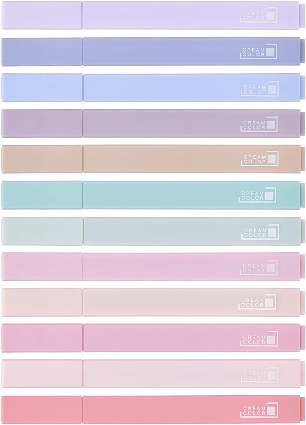 12 Packs Aesthetic Highlighters, Assorted Colors With Soft Chisel Tip,No Bleed Bible Highlighter Pastel, Cute Highlighters