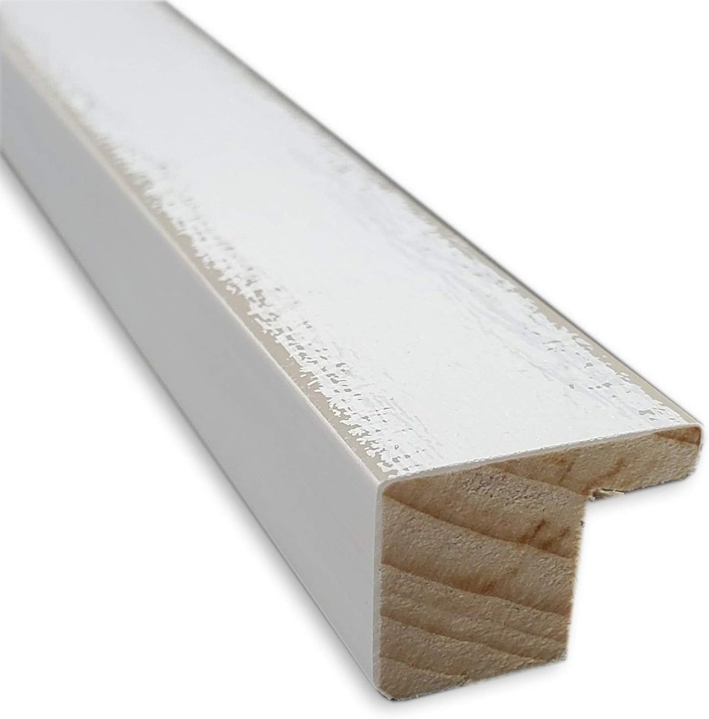 Amanti Art Natural Cork Board for Wall, 23x47 Vision Board with White Frame, Oversize Corkboard Office Decor for Home Organization, Country Rustic Corkboard Pinboard to Display Items for Home