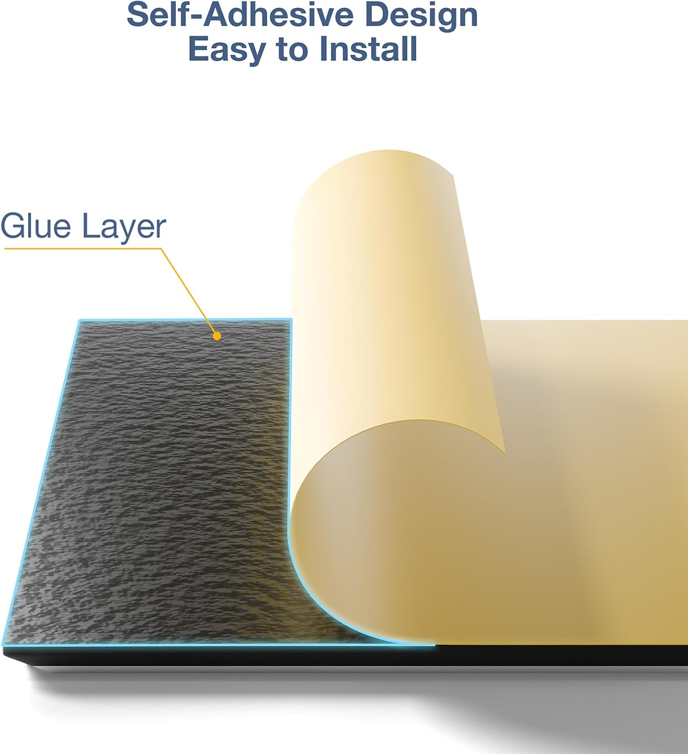 12 Pack Self-Adhesive Acoustic Panels, 12" X 12" X 0.4" X-Line Sound Proof Foam Panels for Walls, Soundproof Wall Panels for Home & Office (White on Black)