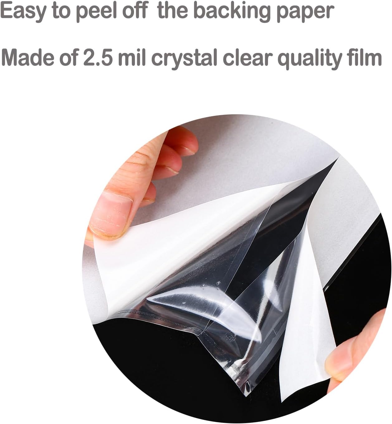 2.5 Mil Premium Clear 9.5'' x 12'' Packing List Envelopes, Adhesive Shipping Label/Documents Pouches/Sleeves for Full Page Letter-size (8.5''x11'') Papers (250 Pack)