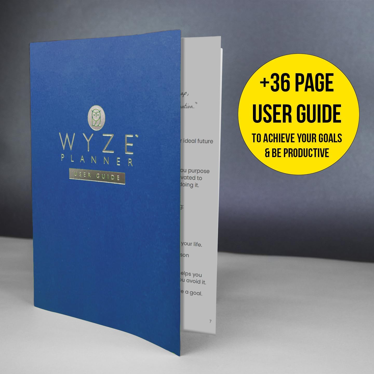 Undated Daily Planner – 1-Year B5 Productivity Organizer with Two-Page Weekly Spread, Goal Setting, Habit Tracker, Weekly & Monthly Pages – Hardcover Time Management Notebook (Blue)
