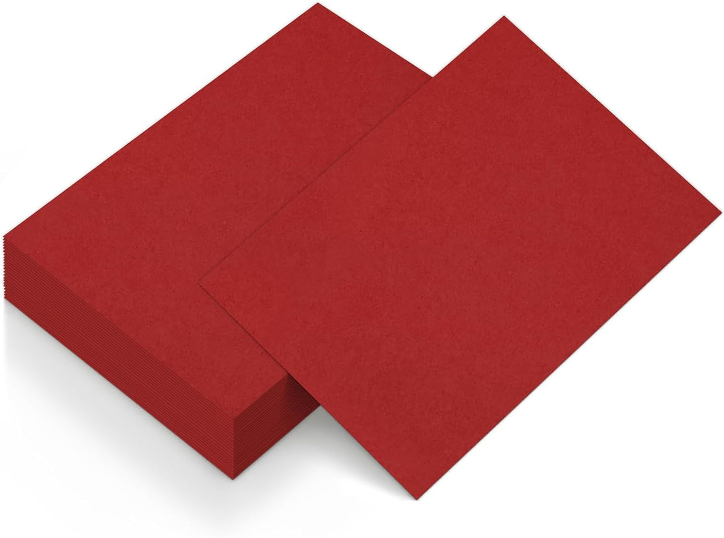 50 Sheets Dark Red Cardstock 8.5 x 11 Red Printer Paper, Goefun 80lb Card Stock Paper for Christmas, Valentines Day, Invitations and Craft