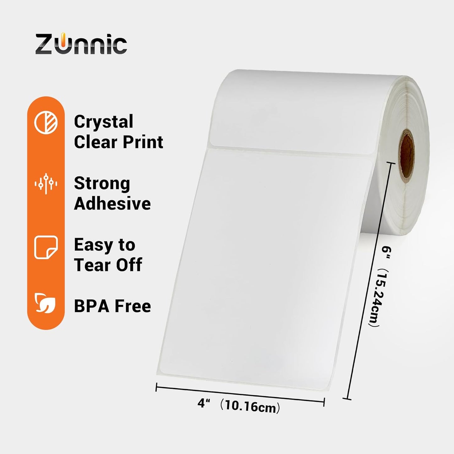 4x6 Thermal Shipping Labels – 250 Labels/Roll | Strong Adhesive | Jam-Free | UV-Protected Packaging | Compatible with Zebra & Rollo - Pack one