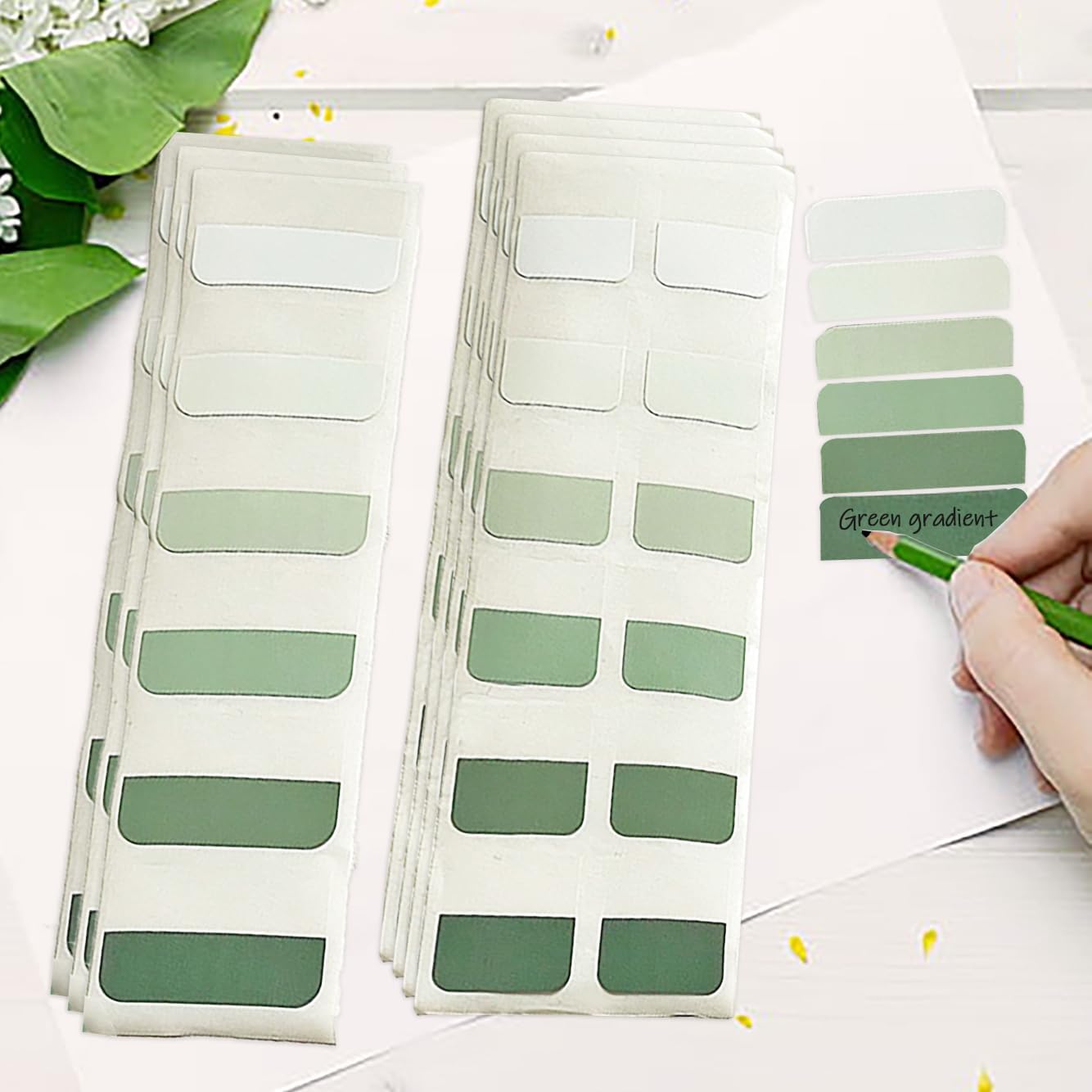 Potanro Book Tabs240 PCS Annotation Tabs 1"x1.8" Large Book Sticky Tabs Repositionable Page Tabs Flags Page Colorful Index Tabs for Annotating Books and File Classification(Large)