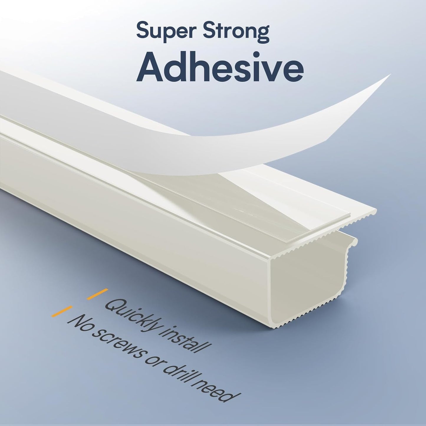 Delamu 2 Pack Under Desk Cable Management, Safe Tidy Cable Management Under Desks for Home Office, Cord Organizer for Desk, Wire Organizer Kit, Beige