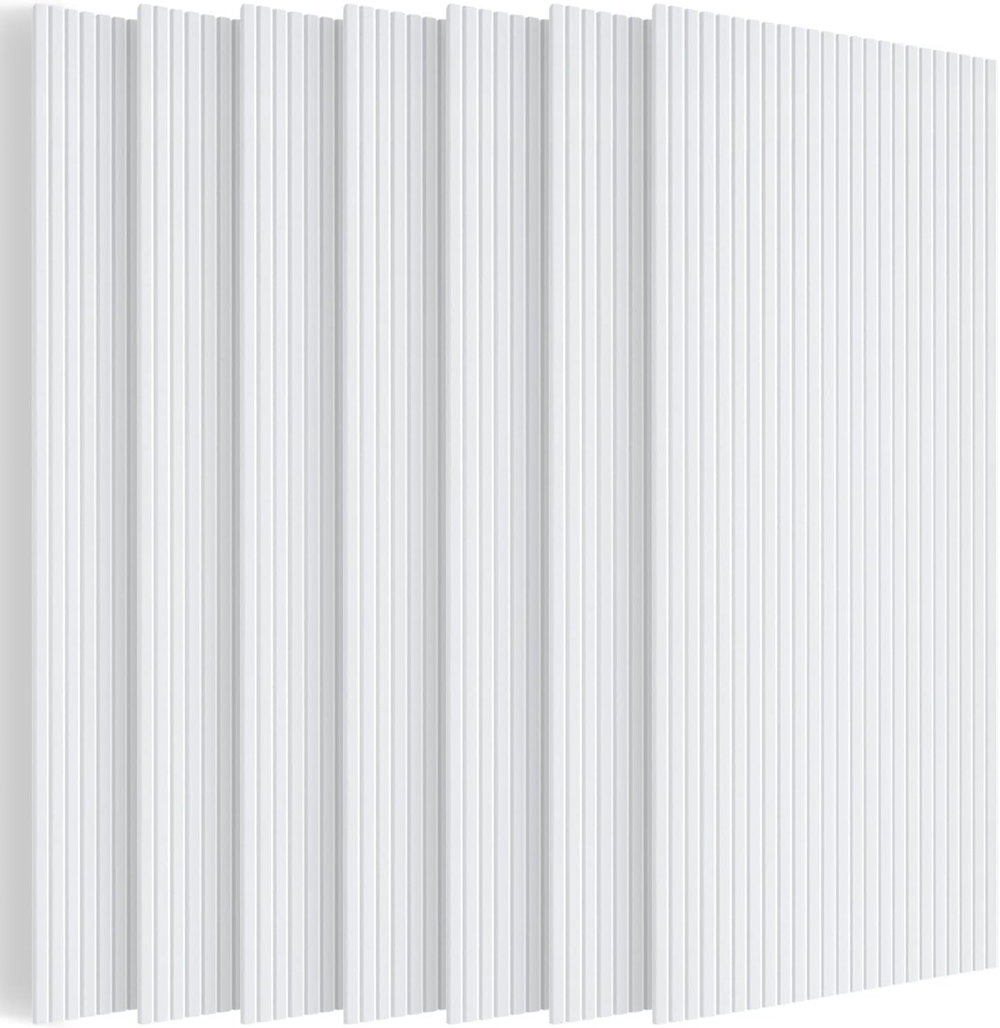 BUBOS 10 Pack Large Acoustic Panels,47.2" X 23.6" X 0.4" Acoustical Wall Panel,Self-Adhesive Sound Proof Foam Panels, Decorative Soundproof Wall Panels for Home Studio Office (White)