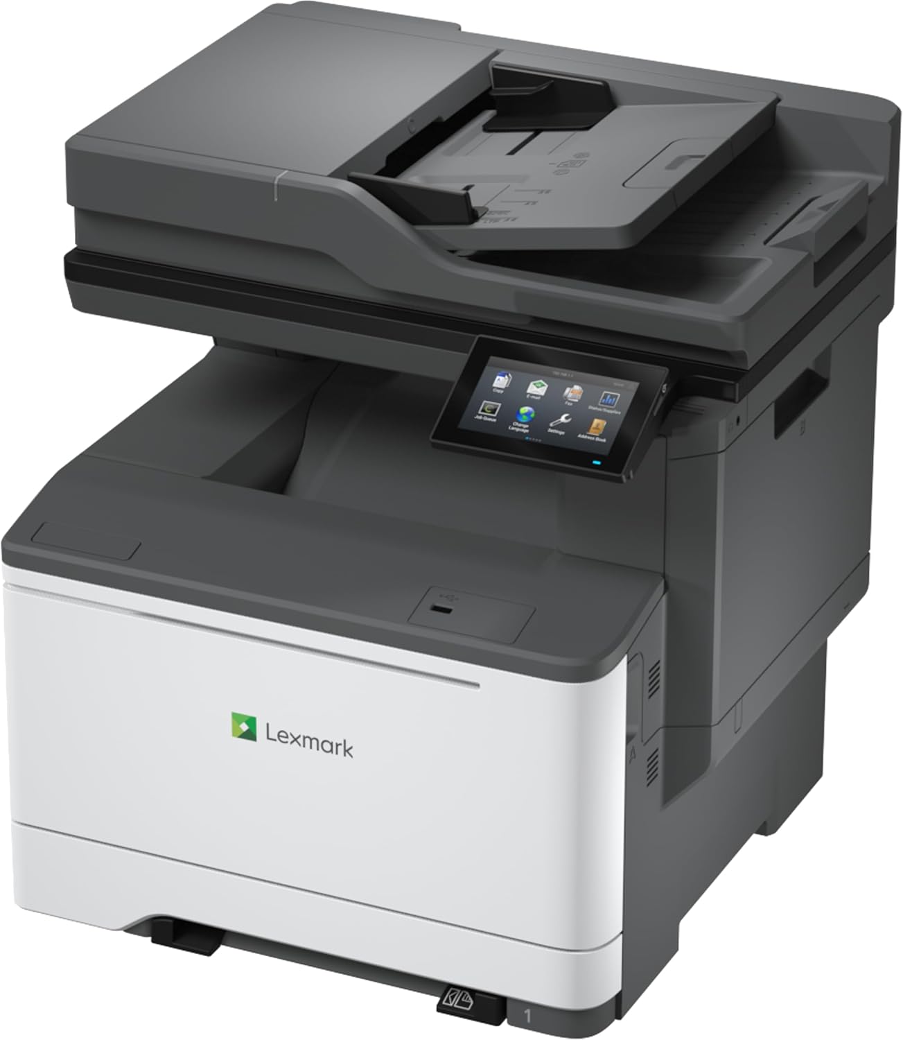 LexmarkCX532adwe MFP Color Laser Printer with Touch Screen, Laser Printer Technology, USB connectivity, and Color Output.(50M7040)