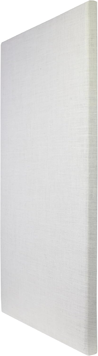 ATS Acoustics Sound Absorbing Acoustic Panel 24" x 48" x 2" Beveled Edge (Ivory)
