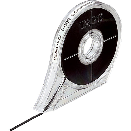 KOKUYO Whiteboard Tape, Width 2 mm 1/12 inch Borders Pulling Tape, Whiteboard Dry Erase Board Accessories, Striping Chart Graphic Grid Tape, Length 16m, Black, Japan Import (T-502)