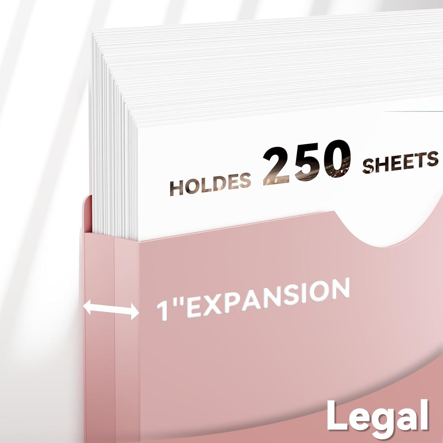 Plastic 1 Inch File Jackets Legal Size,12 Pack Manilla Pocket Folders,Expandable File Jackets for Document,Heavy Duty Expansion Pocket,Reinforced Straight Cut Tab,Poly File Jacket,Pastel Color