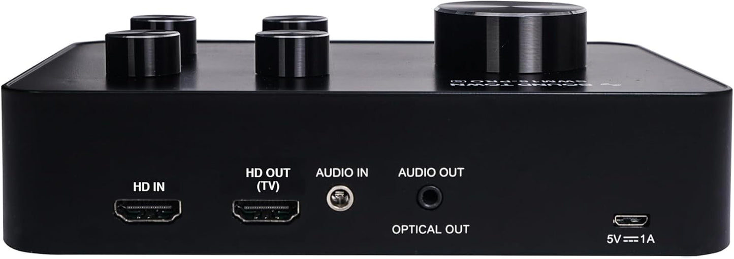 Sound Town 16 Channels Wireless Microphone Karaoke Mixer System, Supports HD ARC, Optical (Toslink), Smart TV, Media Box, PC, Bluetooth, Soundbar, Receiver, AUX (SWM15-PROS)