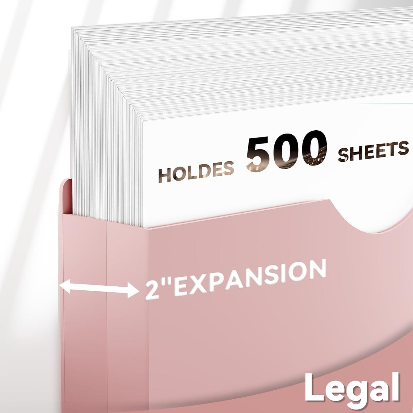 Plastic 2 Inch File Jackets Legal Size,12 Pack Manilla Pocket Folders,Expandable File Jackets for Document,Heavy Duty Expansion Pocket,Straight Cut Tabs,Poly File Jacket,Morandi Color