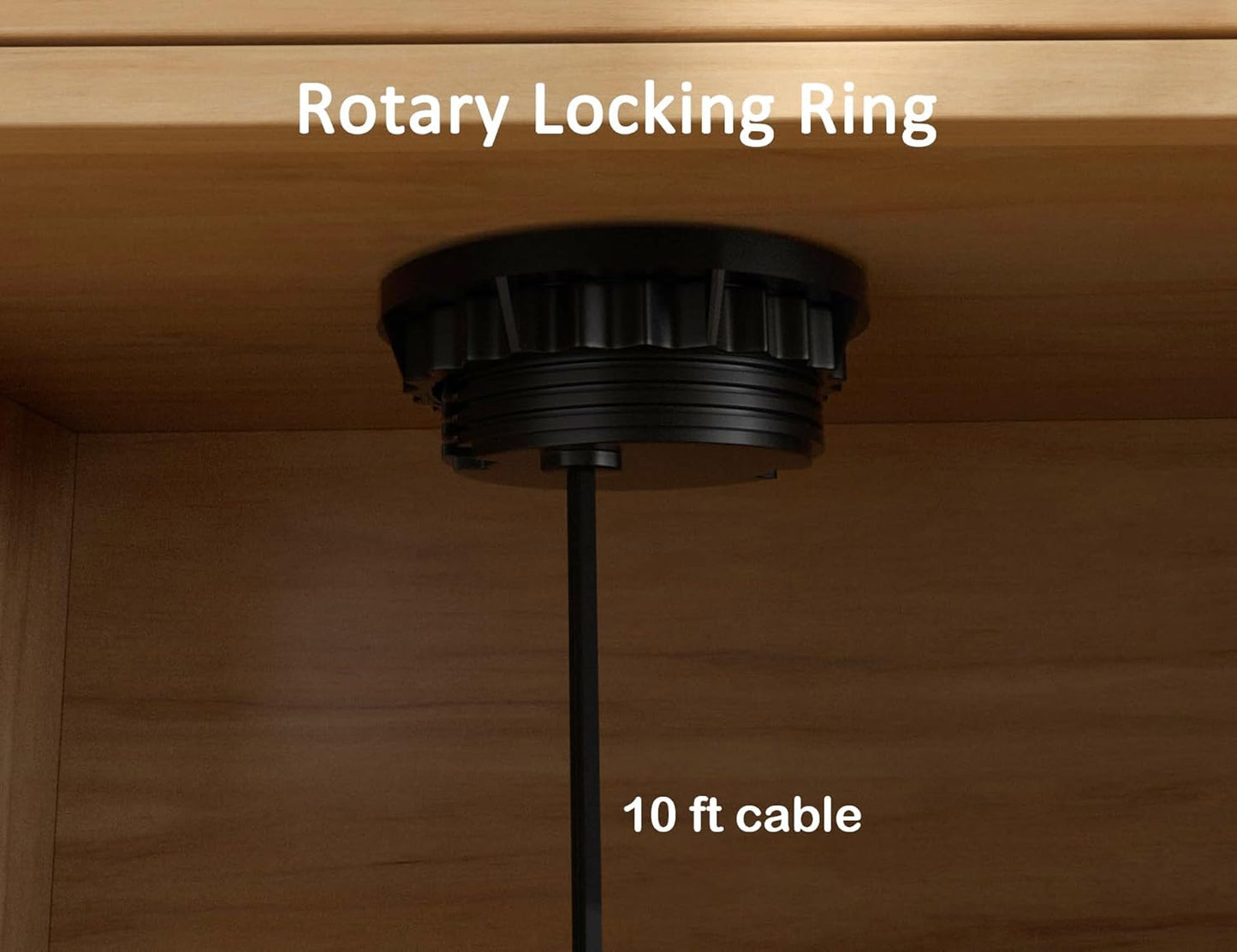 2PCS 3 Inch Desktop Power Grommet,10ft Cord,20W USB C Fast Charging Station,3-USB Port,Flush Mount.Round Recessed Power Strip Desk Hole Grommet Outlet for Workspace,Sofa,Black