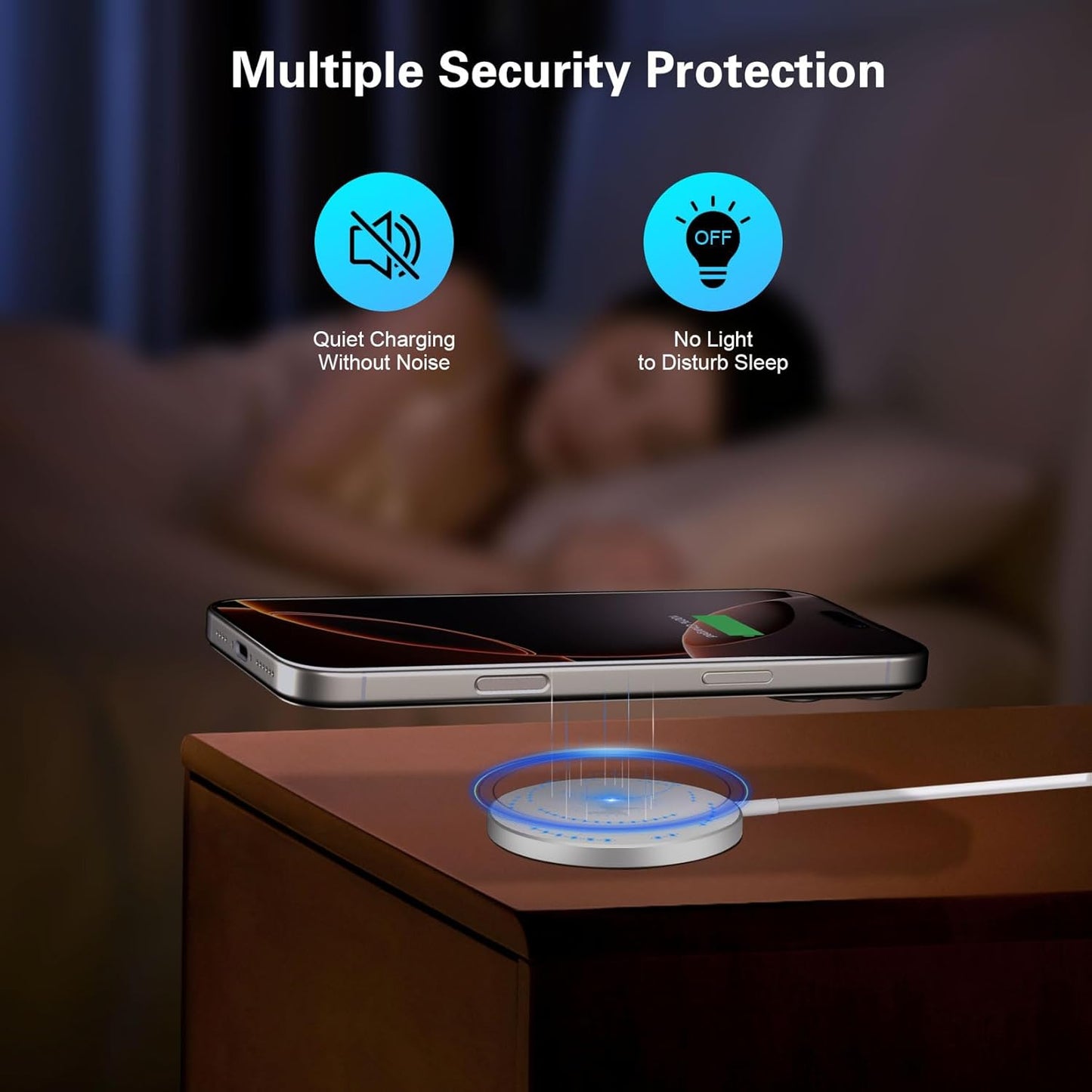 Magnetic Wireless Charger 6FT 15W Apple MagSafe Charger Fast Charging Pad & USB C Fast Chargers Block,Quick Mag-Safe Chargers for iPhone 16 ProMax/16 Pro/16e/15 ProMax/15 Plus/14/13/12/AirPods 3/2/Pro