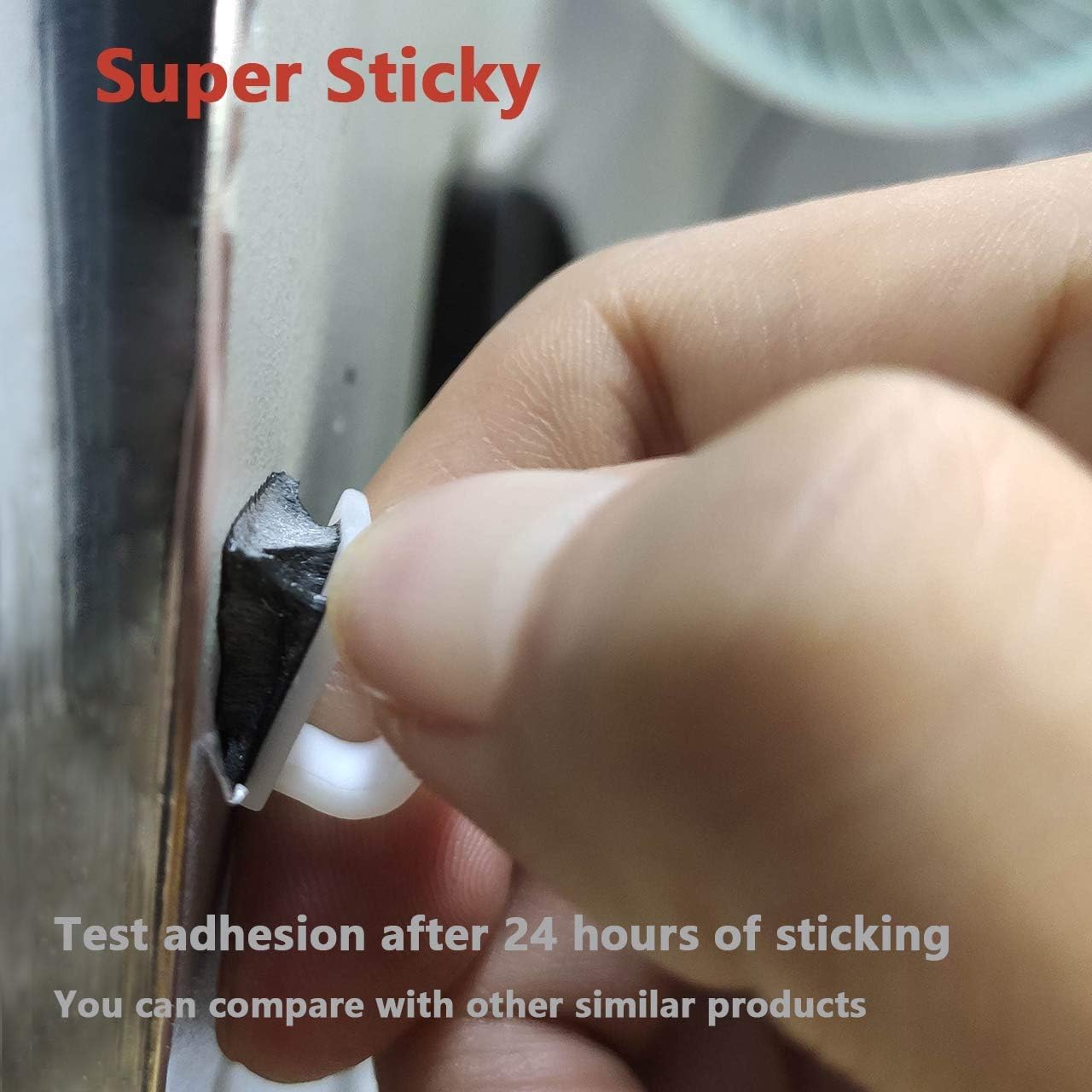 Cable Clips 40pcs with Strong Adhesive Tapes,Wire Holder Organizer Cord Management for Car, Office and Home (Black- CC05(40PCS))