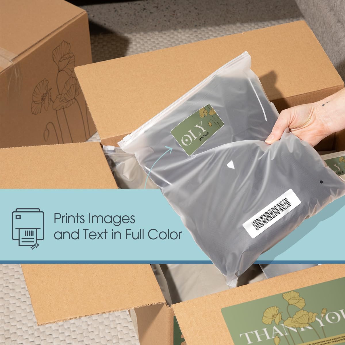 4" X 2 1/2" Printable Shipping Address Labels Compatible with Inkjet and Laser Printers - 250 Sheets, 2000 Total Matte White Paper Stickers for Mailing Packages and Envelopes - Spartan Industrial