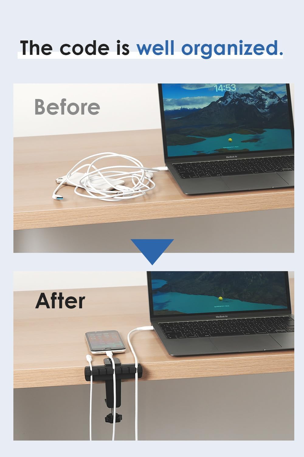 ROUNDS Clamp cCble Holder Cord Organizer Cable Clips Stable Fixation That Will not Come Off