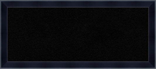 Amanti Art Black Cork Board for Wall, 14x32 Vision Board with Black Wood Frame, Medium Corkboard Office Decor for Home Organization, Modern Corkboard Pinboard to Display Items for Home Organization