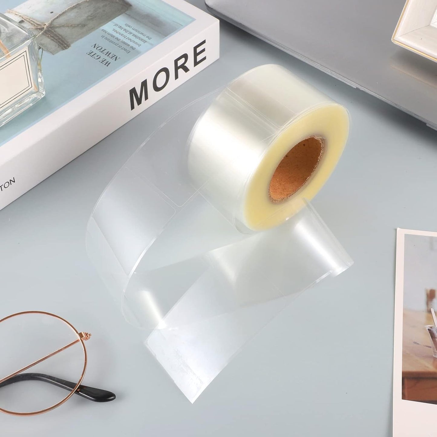 500 PCS Label Protectors, Clear Label Protectors Waterproof Clear Labels for Protecting Barcodes, Books, Numbers, Clothes Food Labels in Laboratory, Library, Office, Supermarket (2.56×1.57inch)