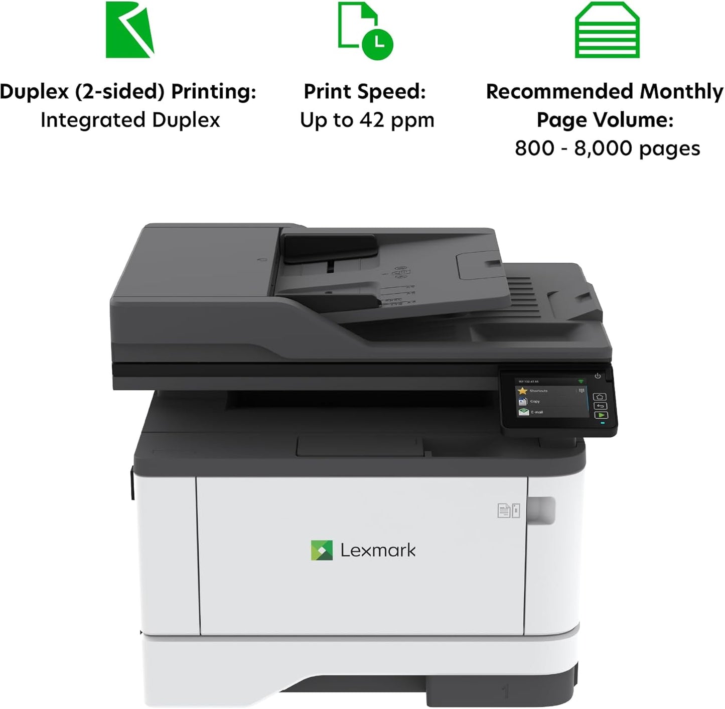 LEXMARK MX431adn Laser Multifunction Printer - Monochrome(29S0200)
