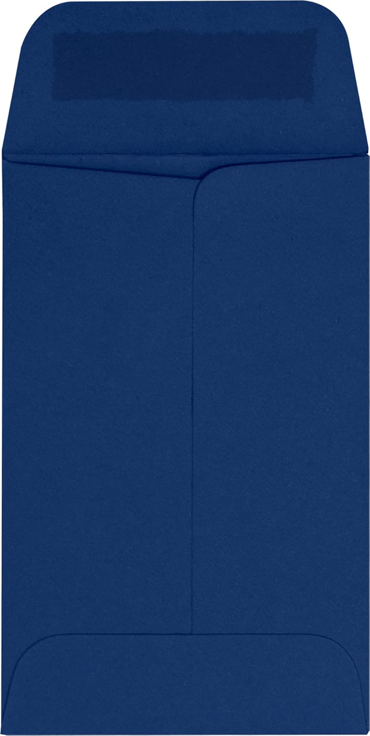 LUXPaper #1 Coin Envelopes | 2 1/4" x 3 1/2" | Navy Blue | 80lb. Text | 500 Qty