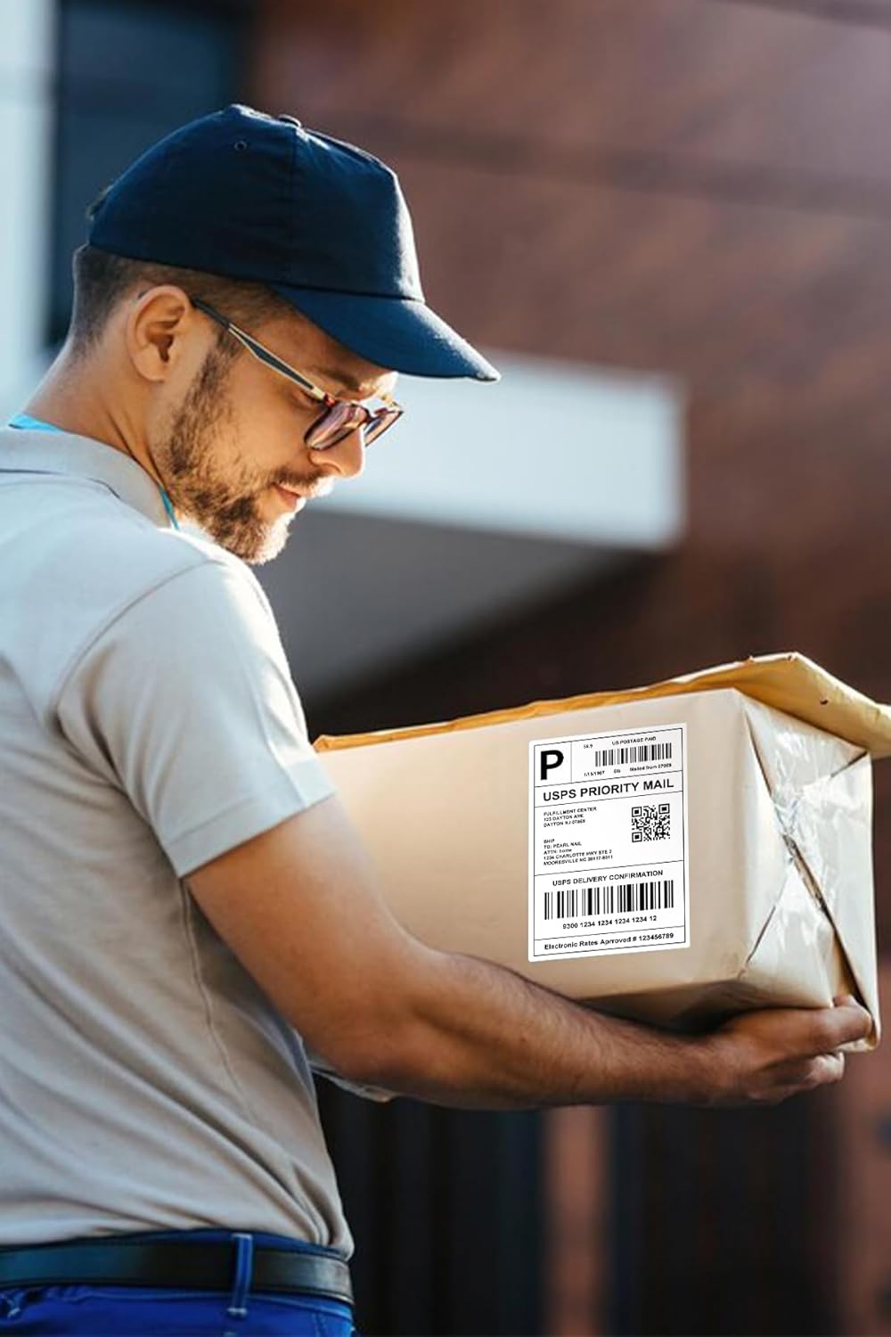 Bulk 4x6 Thermal Labels - 4000 Adhesive Labels | Smudge-Resistant & BPA-Free | Thermal Printer Compatible