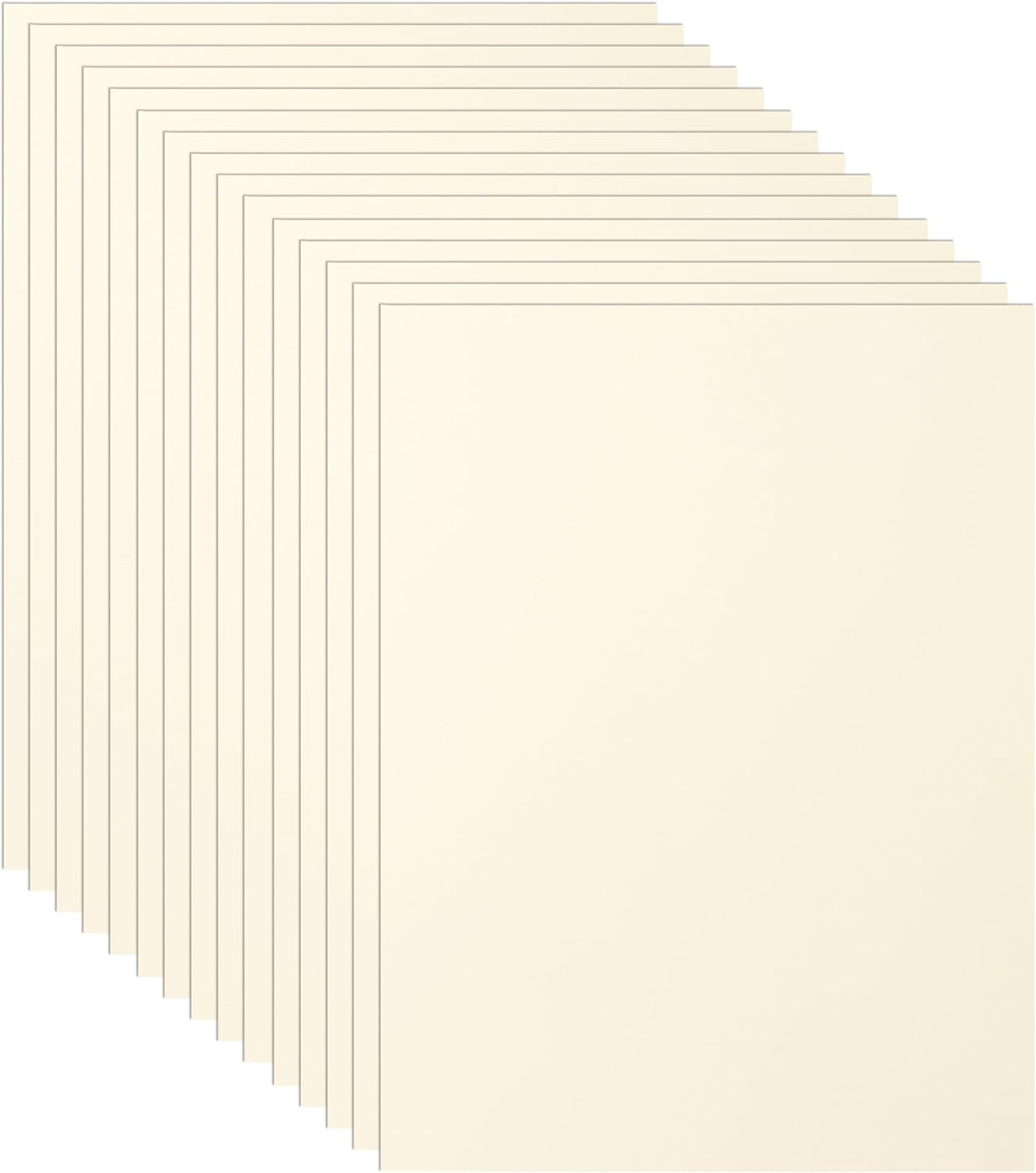 40 Sheets Cream Cardstock 8.5 x 11 Off White Paper, 200gsm/75lb Premium Ivory Card Stock Craft Paper for DIY Card Making, Wedding Invitations, Thank You Cards, Business Cards, Menus
