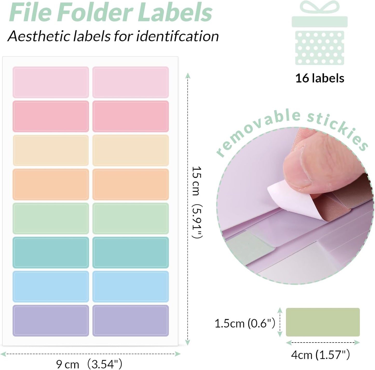 SKYDUE Expanding File Folder, Accordion File Organizer with 8 Pocket & Inner Card Pocket, Expandable Document Paper Receipt Holder for School Office Hospital, Letter/A4 Size Light Green