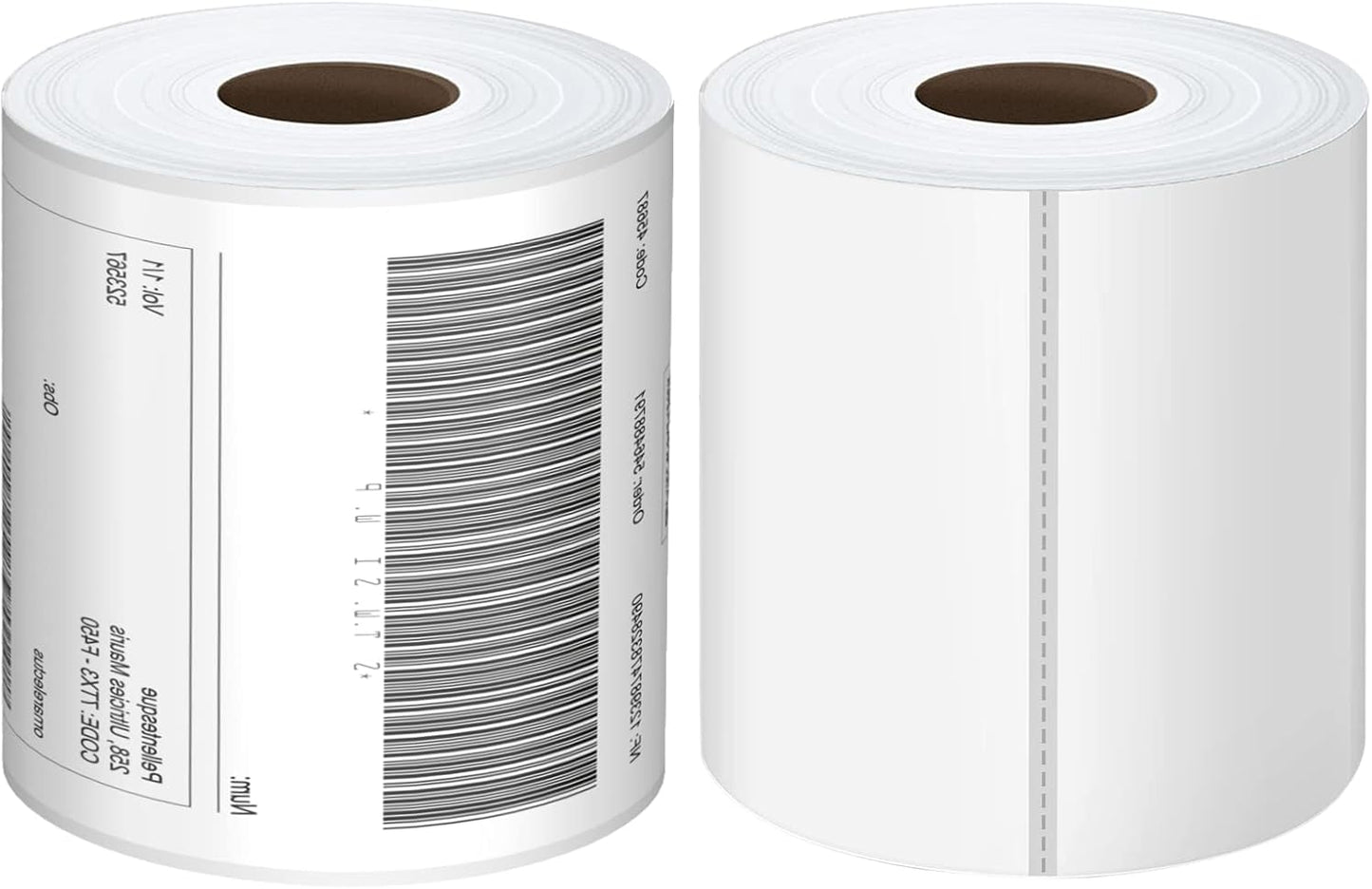 Thermal Labels 4x6 Roll - 500 Direct Thermal Perforated Postage Shipping Labels for Rollo, Zebra, MUNBYN and Polono Printers (NOT for DYMO)