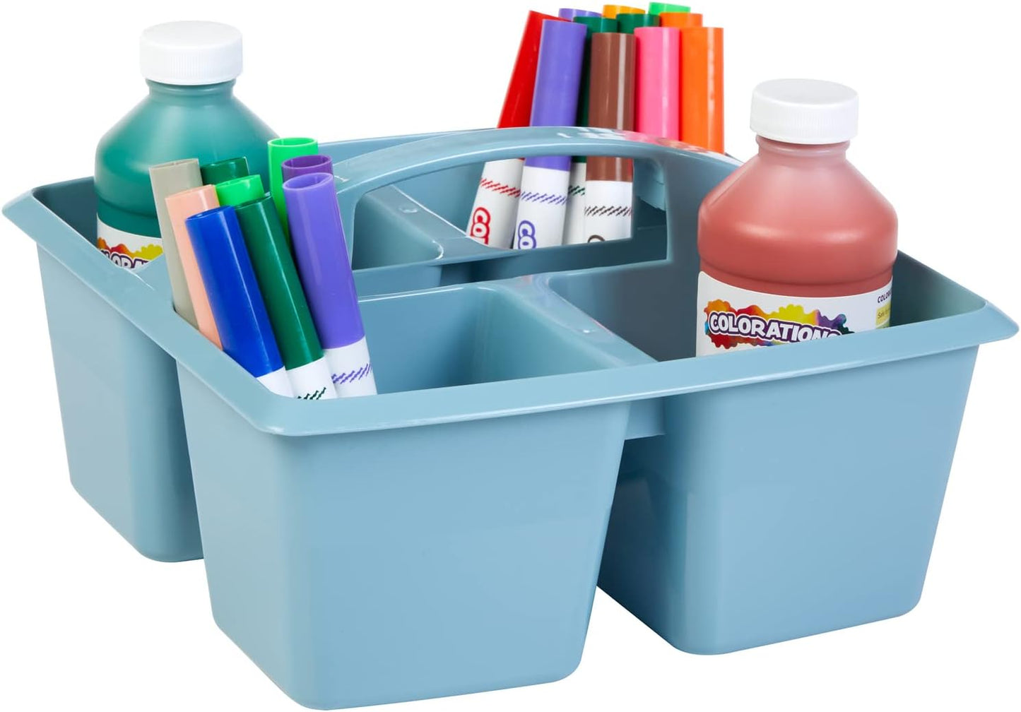 Really Good Stuff 4-Compartment Caddies - Boho, 6 Pack - Classroom Organization