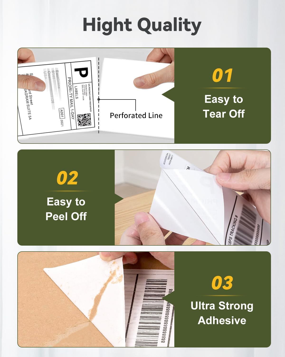 4x6 Thermal Labels, Shipping Address Label, Compatible with Most Thermal Printers, (Pack of 1000 4x6 Shipping Roll), Commercial Grade