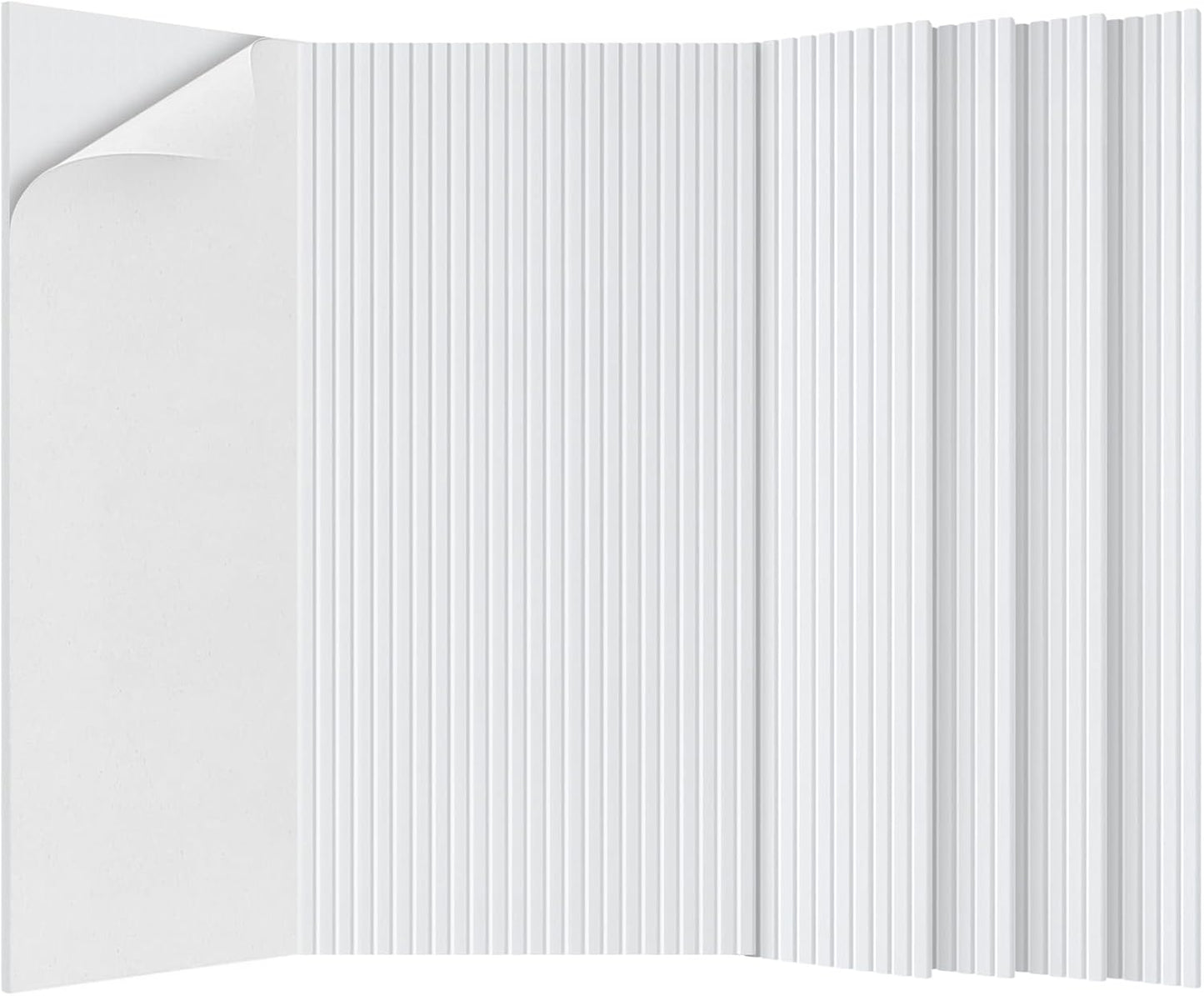 5 Pack Acoustic Panels,47.2x23.6x0.4 inch Acoustic Wall Panels,Large Soundproof Panels,Self-Adhesive Sound Proof Panels for Walls,Acoustic Treatment for Recording Studio&Office,White