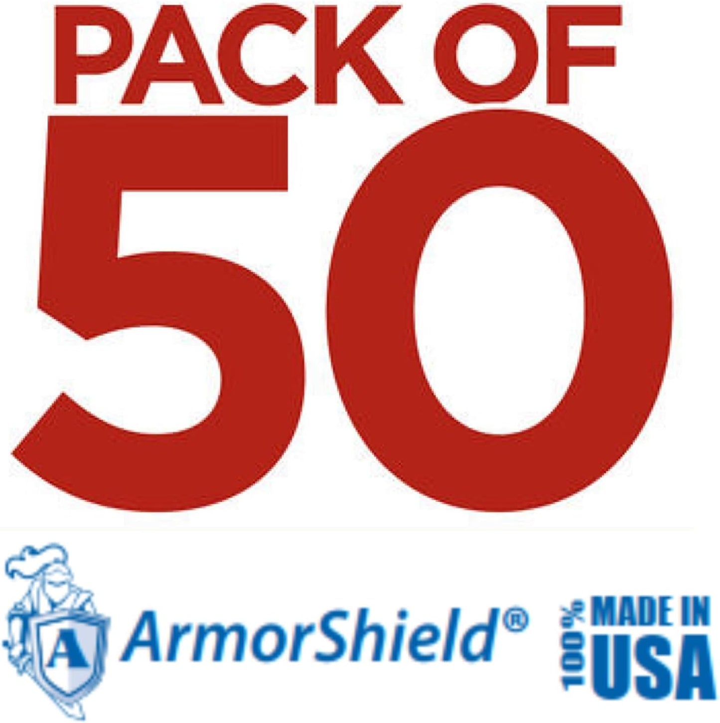 Semper Paratus Gear TYVEK Credit Card Sleeve Protector 100% MADE IN USA Anti-theft for Travel wallet, purse. RFID Blocking Protect debit, credit card, IDs. ArmorShield Your Identity (50PAK)