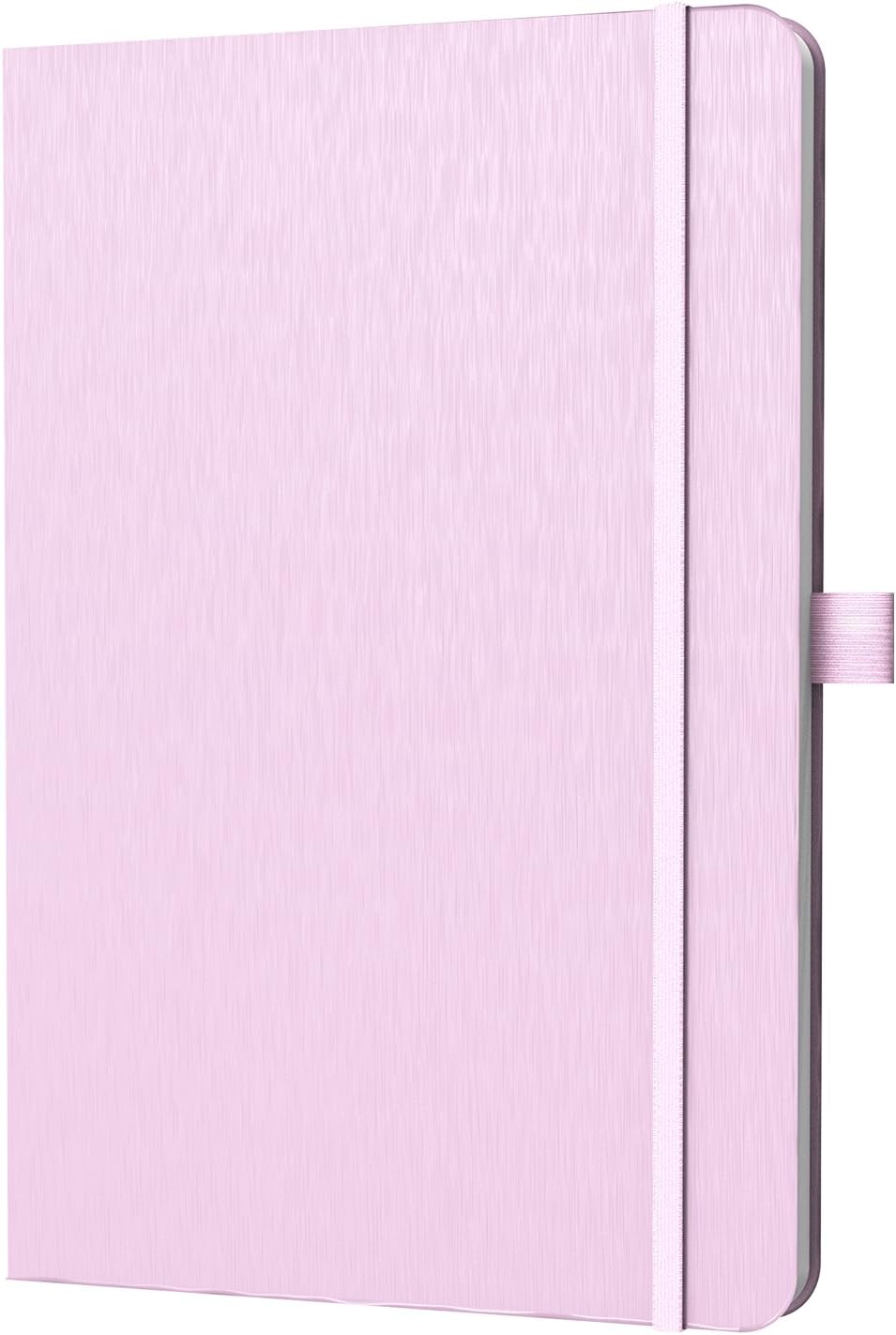 A5 Lined Journal Notebook, 7mm College Ruled Notepad, Journaling for Writing, Work, School, Travel and Note Taking, Hardcover 160 Pages (80 Sheets) 5.79 x 8.3 inches (Pink)