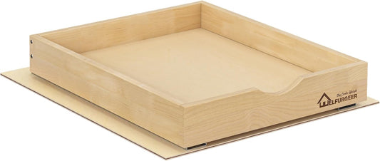 WelFurGeer Soft Close Pull Out Drawers for Cabinets, 17" W x 22" D Pull Out Cabinet Drawer with Heavy Duty Slides, Pull Out Cabinet Organizer, Cabinet Pull Out Shelves, Pull-Out Home Organizers