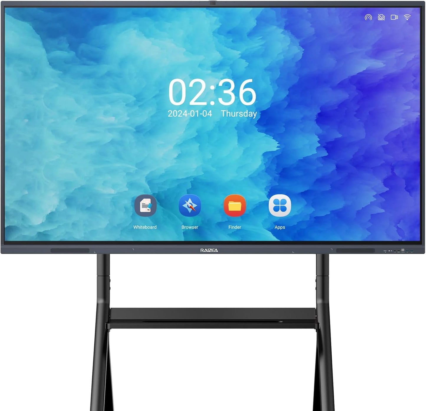 65-inch Smartboard Interactive Whiteboard, Electronic White Board w/13MP Camera, 4K UHD Digital Whiteboard for Home