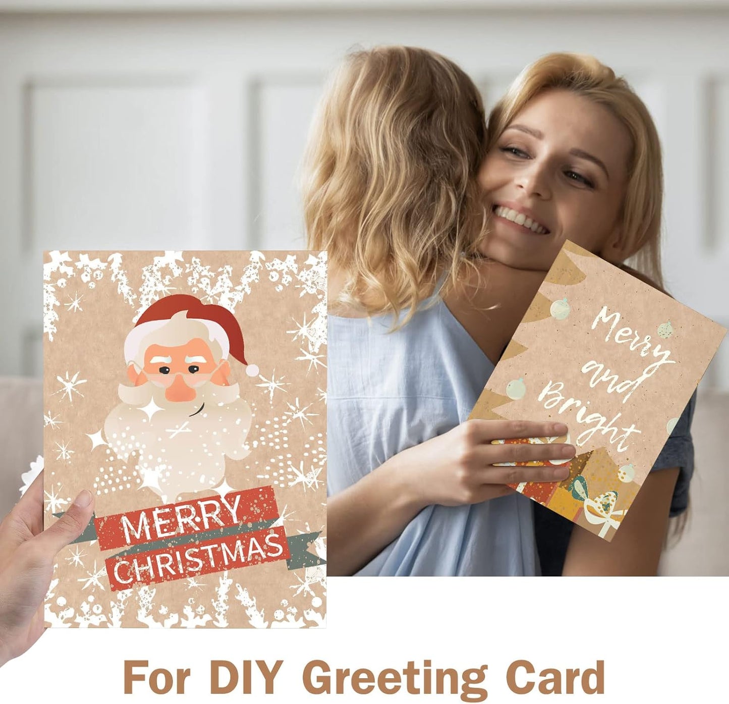 100 Sheets Parchment Cardstock 8.5 x 11 Textured Printer Paper, Goefun 90lb Tan Card Stock Printer Paper for Scrapbooking, Cardmaking, Invitations and Crafts