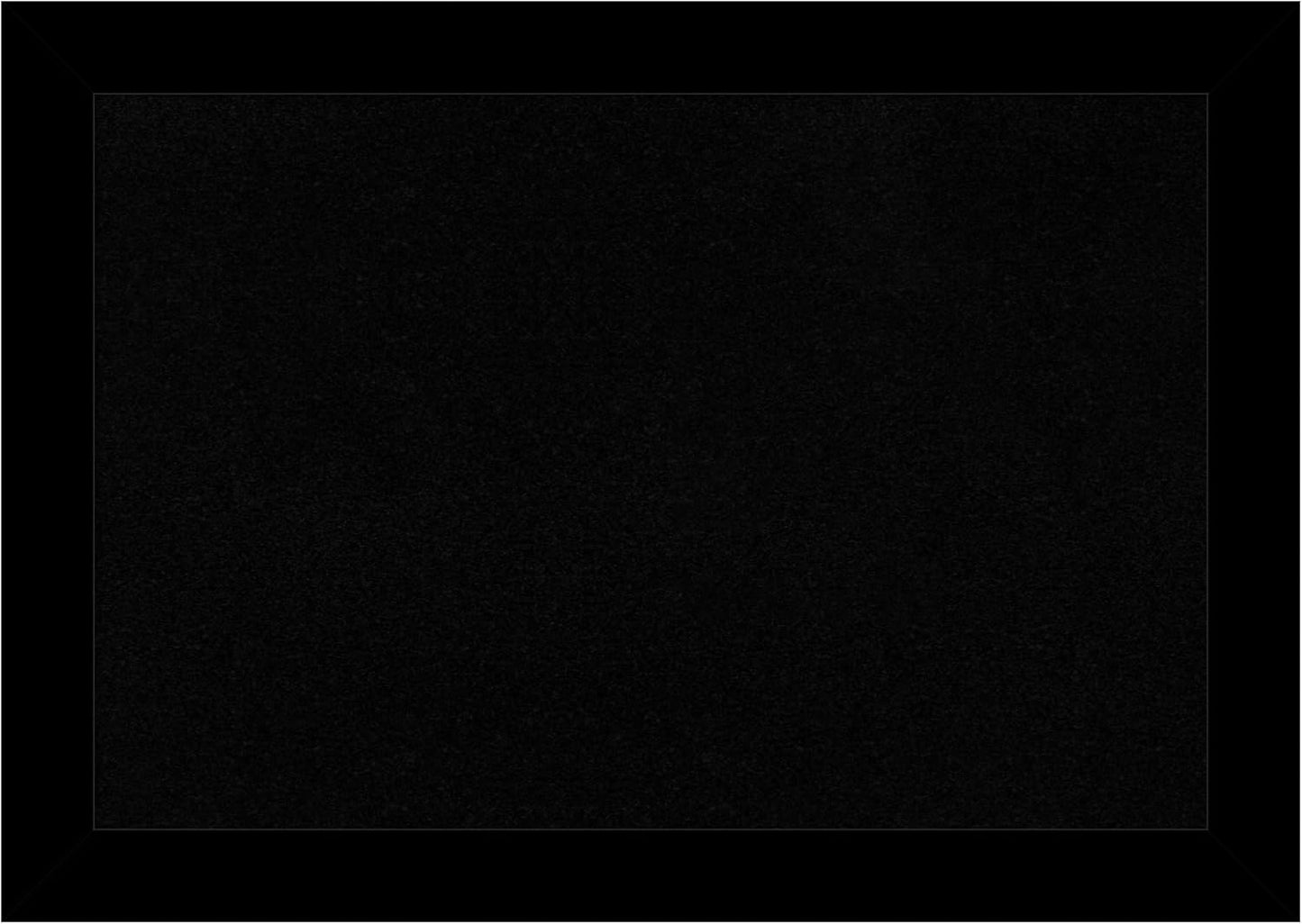 Amanti Art Black Cork Board for Wall, 29x41 Vision Board with Black Wood Frame, Large Corkboard Office Decor for Home Organization, Casual Corkboard Pinboard to Display Items for Home Organization in