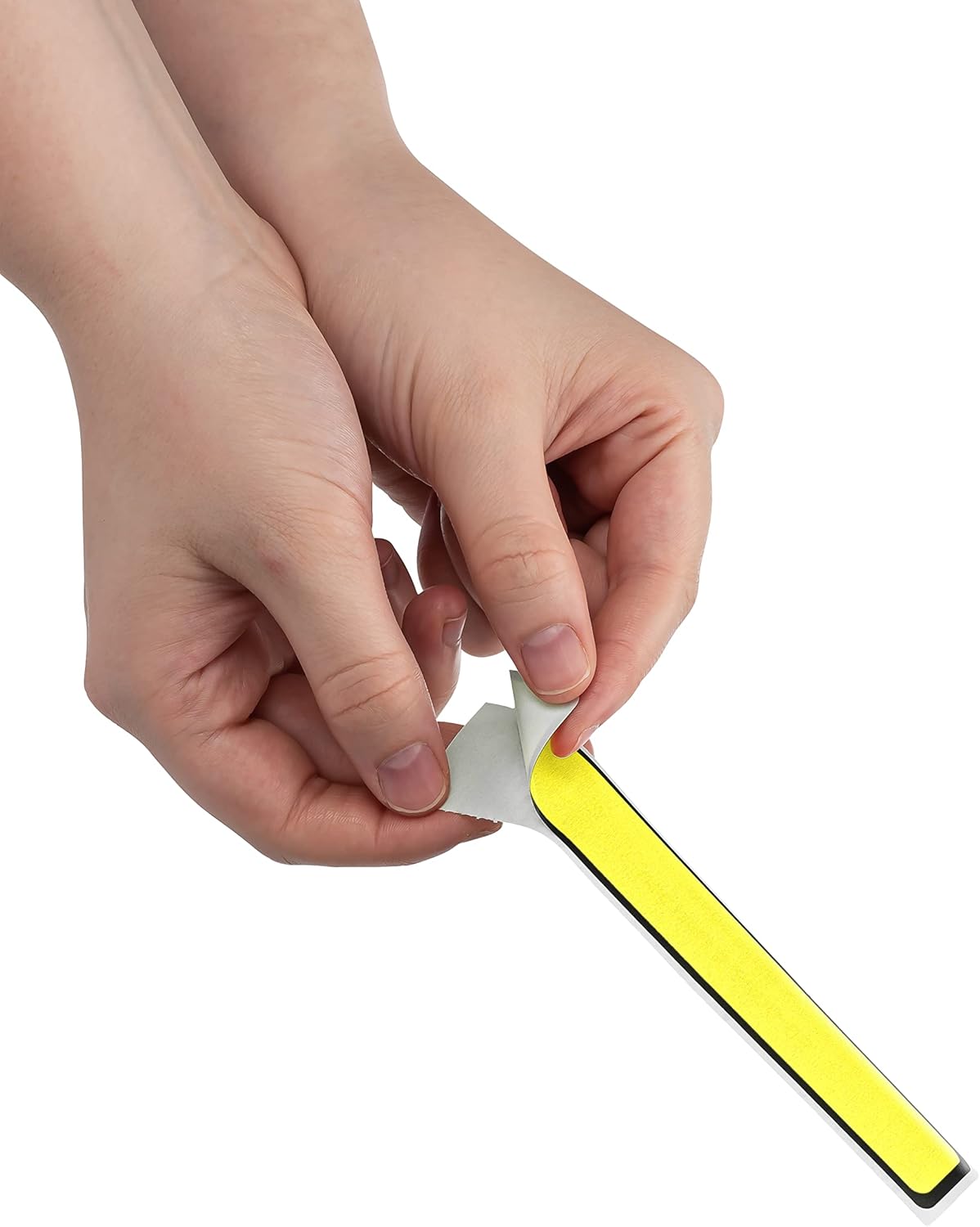 Carstens Adhesive Sticker Labels, 5 3/8” x 1”, Binder Labels for 1” Ring Binder Spines, Yellow, Roll of 200