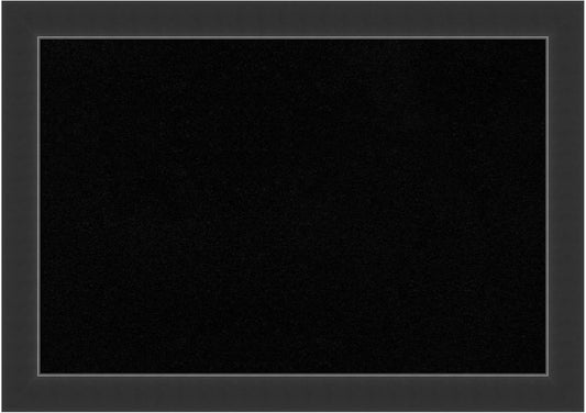 Amanti Art Black Cork Board for Wall, 29x41 Vision Board with Black Wood Frame, Large Corkboard Office Decor for Home Organization, Modern Corkboard Pinboard to Display Items for Home Organization in