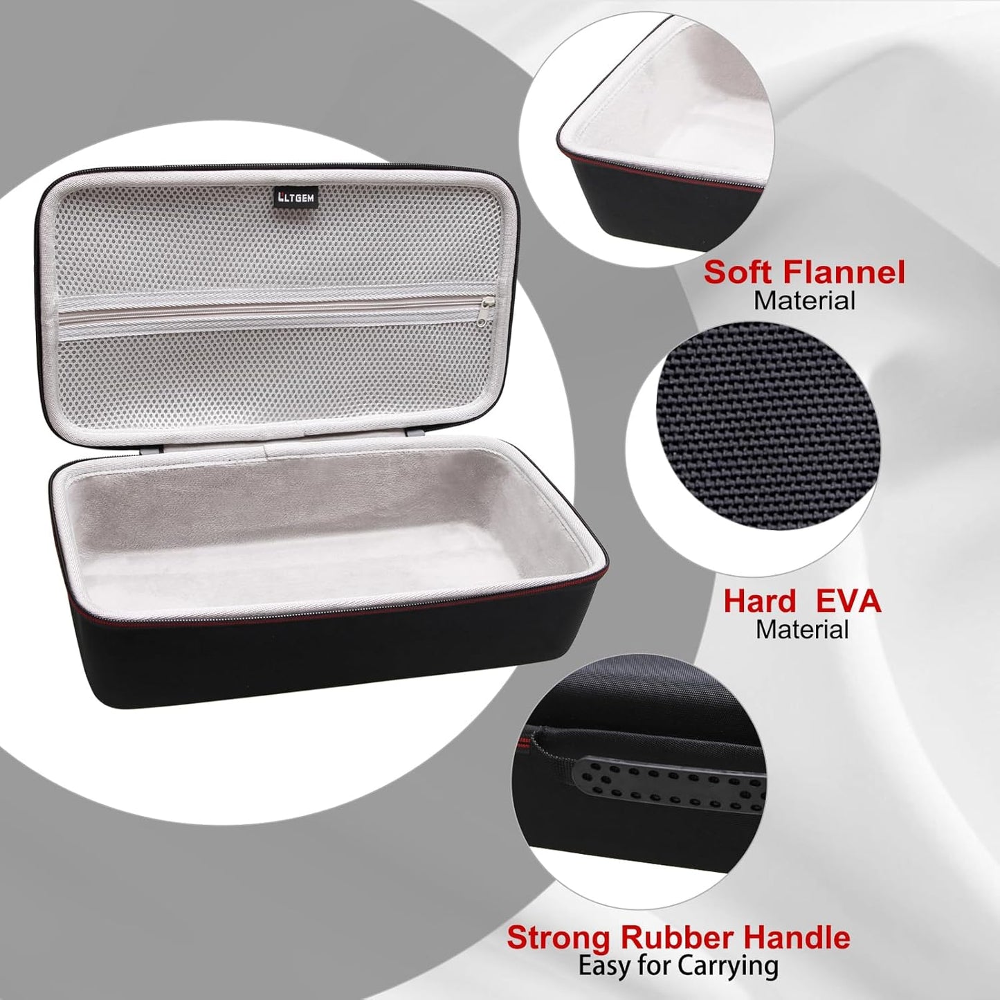 LTGEM Case Compatible with ScanSnap iX1300 & Doxie Pro DX400, Black