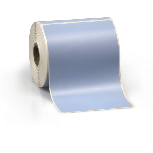 4" X 6" Direct Thermal Perforated Stickers Labels for Shipping Labels, Inventory, and Color Coding - Compatible with Zebra, Rollo, Godex and More (Blue, Pallet)