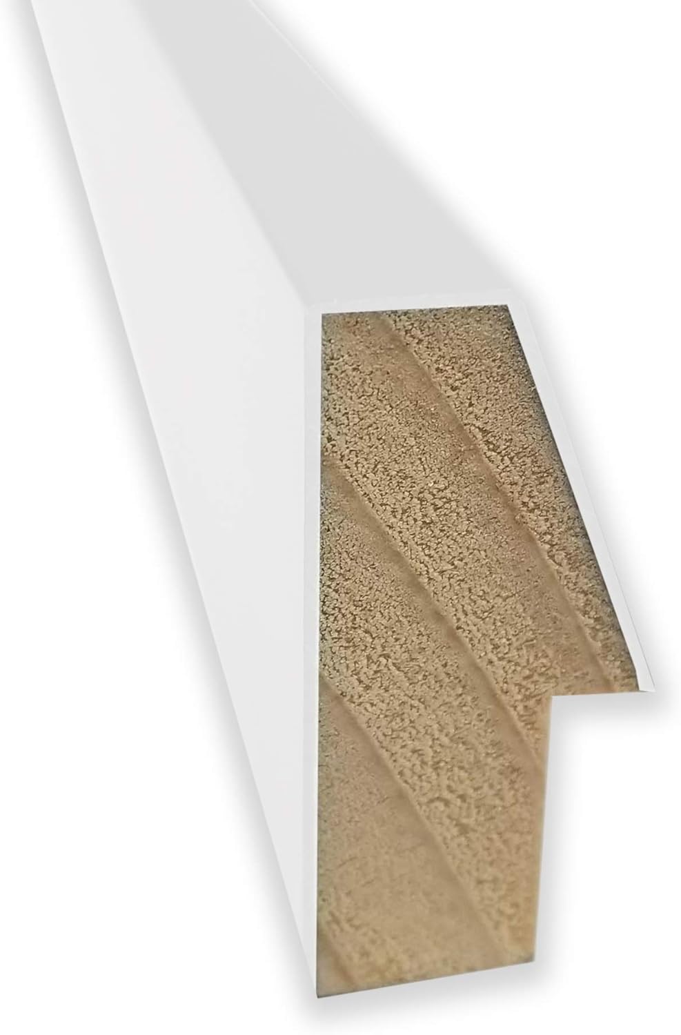 Amanti Art Natural Cork Board for Wall, 23x27 Vision Board with White Frame, Medium Corkboard Office Decor for Home Organization, Modern Corkboard Pinboard to Display Items for Home Organization in