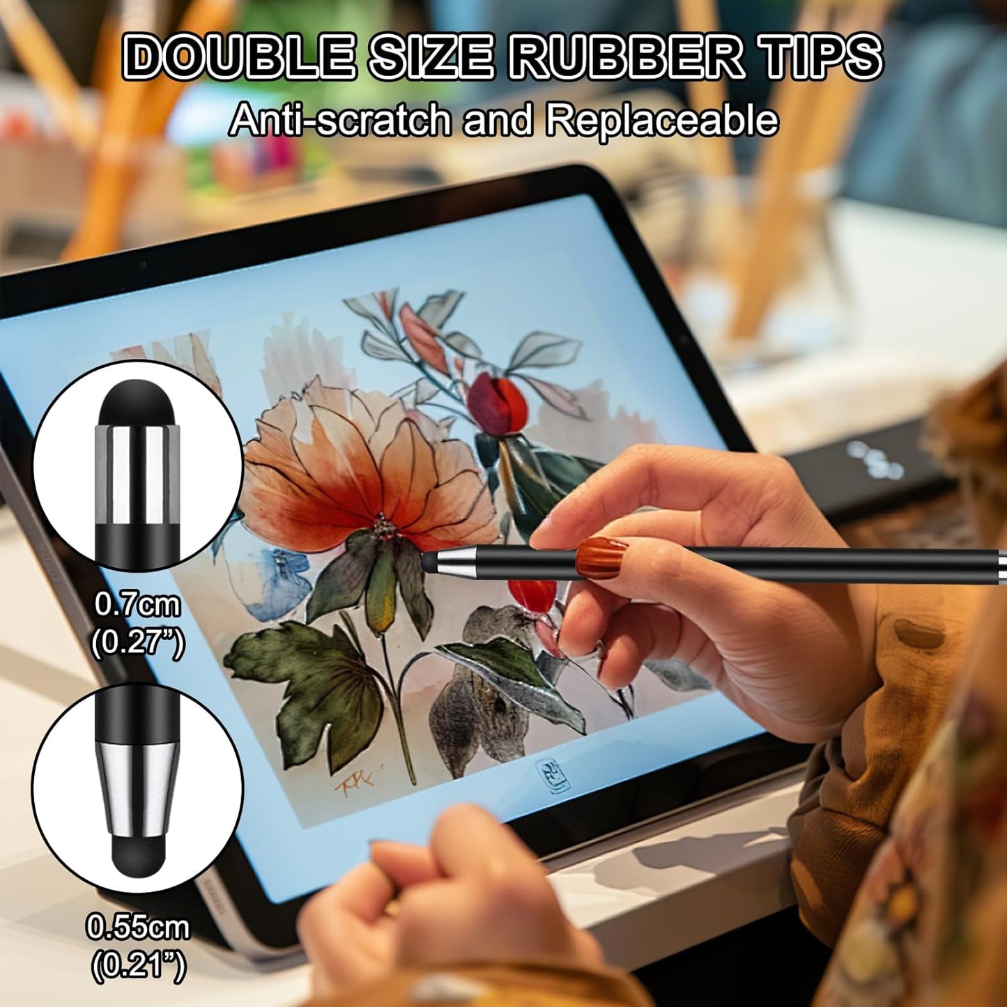 Stylus Pen [10 Pack] Universal Capacitive Touch Screen Pens for iPad/iPhone/Smartphones and Tablets,Compatible with All Capacitive Touch Screen(10 White)