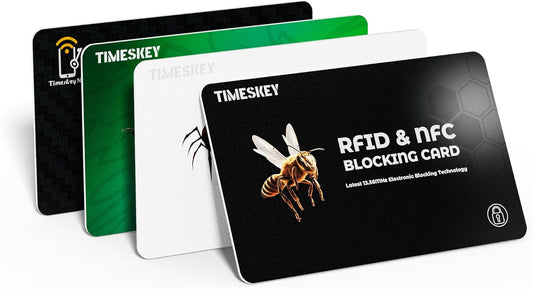 RFID Blocking Cards(8-Pack)–Ultra Thin Credit Card Protector for Wallet,Shields ID/Credit Card/Passport from Skimming–Durable Theft Cards