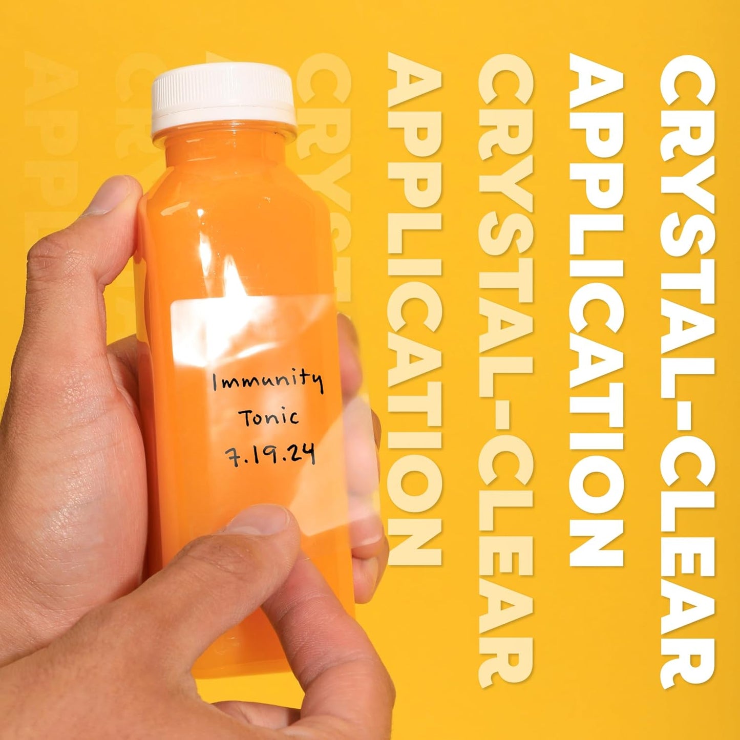 Aegis Adhesives - 2" X 3" Clear Rectangle Labels - Transparent Stickers to Protect Barcodes, Addresses, Library Book Spines, and More (1 Roll, 500 Labels/Roll)